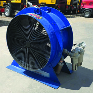 Air Fans available to hire from Air Powered