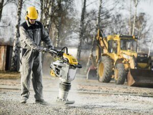 The Atlas Copco rammer LT6005 application picture