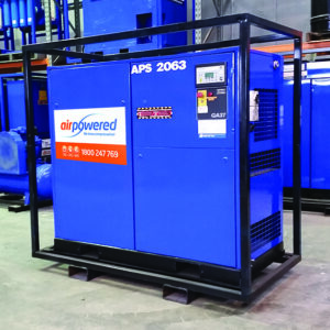 Large Electric Air Compressor available to hire from Air Powered