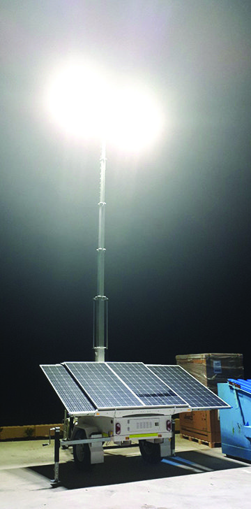 Solar Powered Lighting Tower