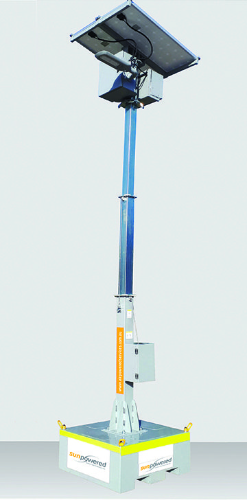 Solar Powered Street Lamps