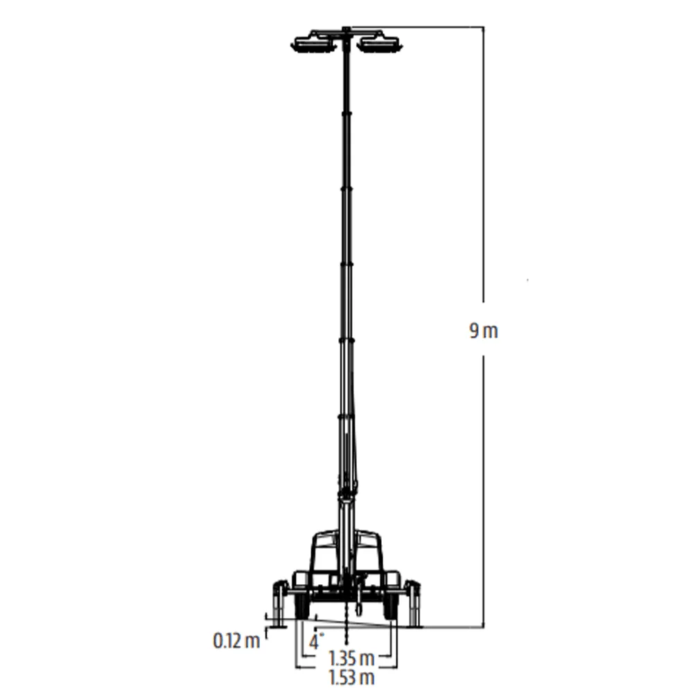 Metro LED Light Towers available from Air Powered