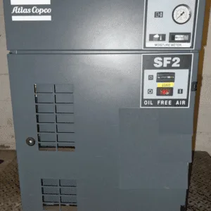 Atlas Copco SF2, 7cfm Oil Free Electric Compressor