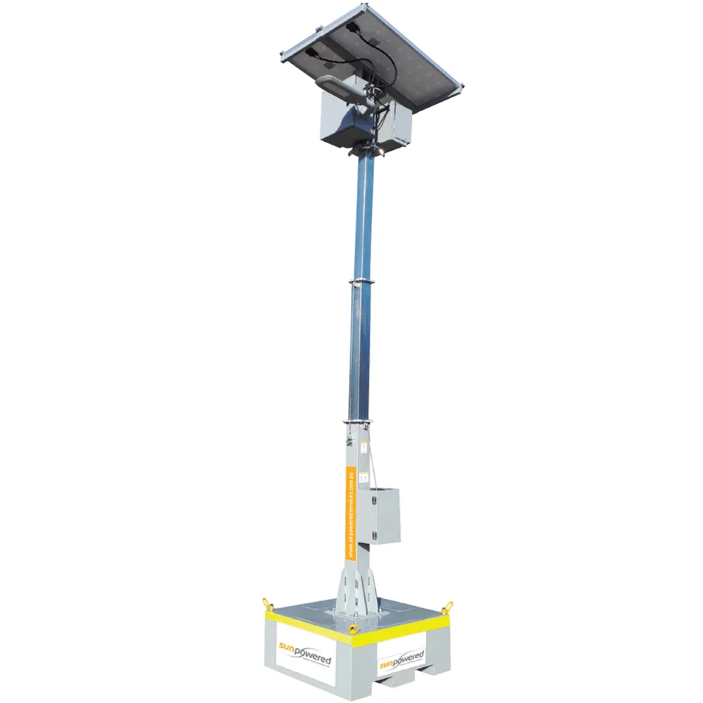 Mobile Solar Street Lamp available from Air Powered