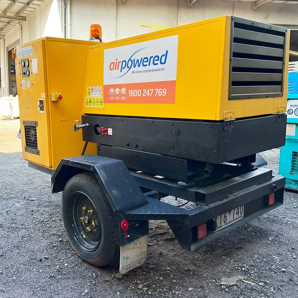 Second Hand Kaeser M20, 70cfm Diesel Compressor available to purchase from Air Powered.