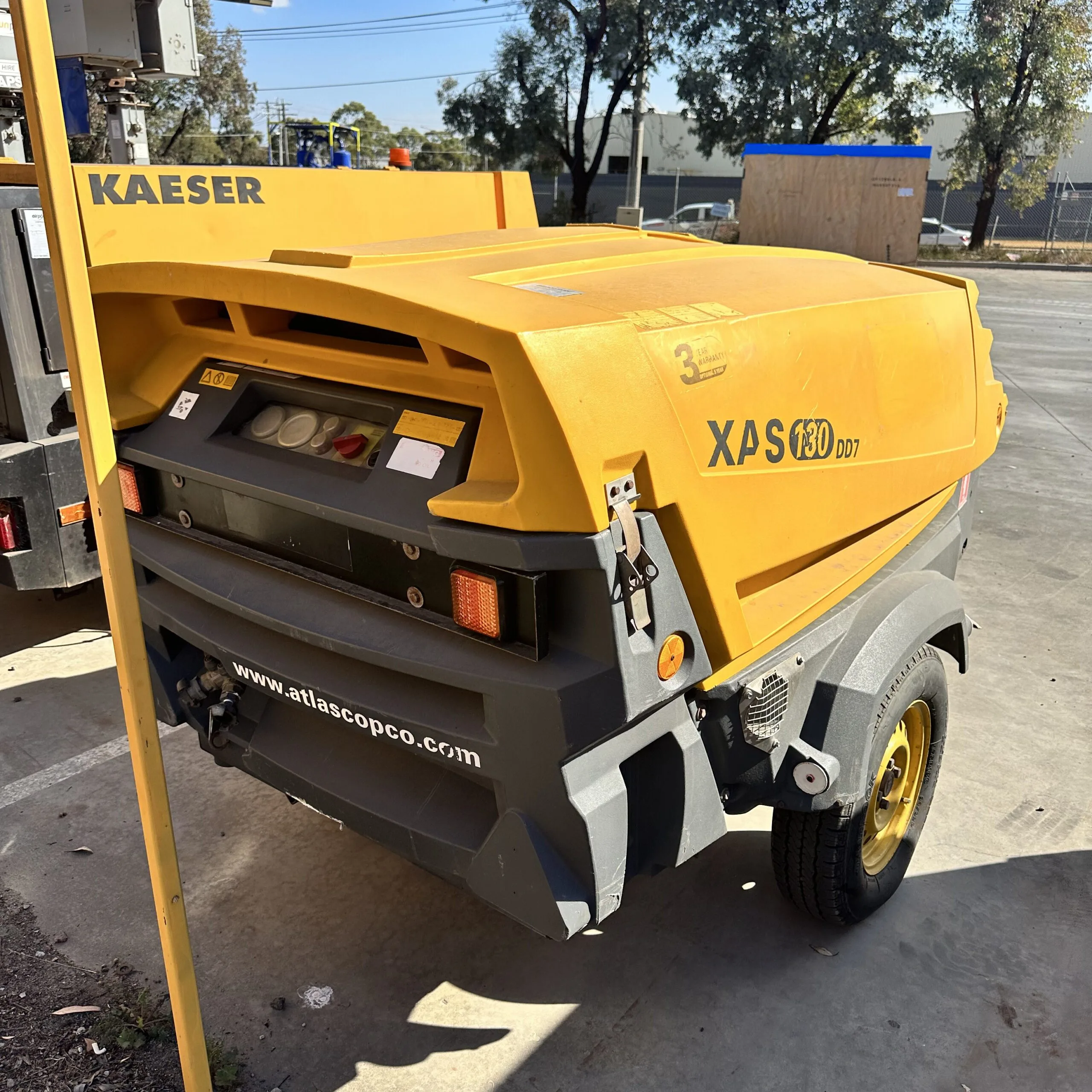 Atlas Copco XAS130 130cfm available from Air Powered