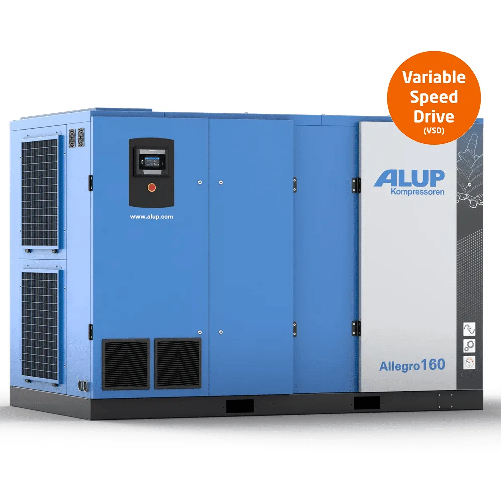 ALUP Allegro 160 VSD Rotary Screw Compressor available from Air Powered