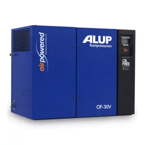 ALUP OF 30V Oil Free Compressor available from Air Powered
