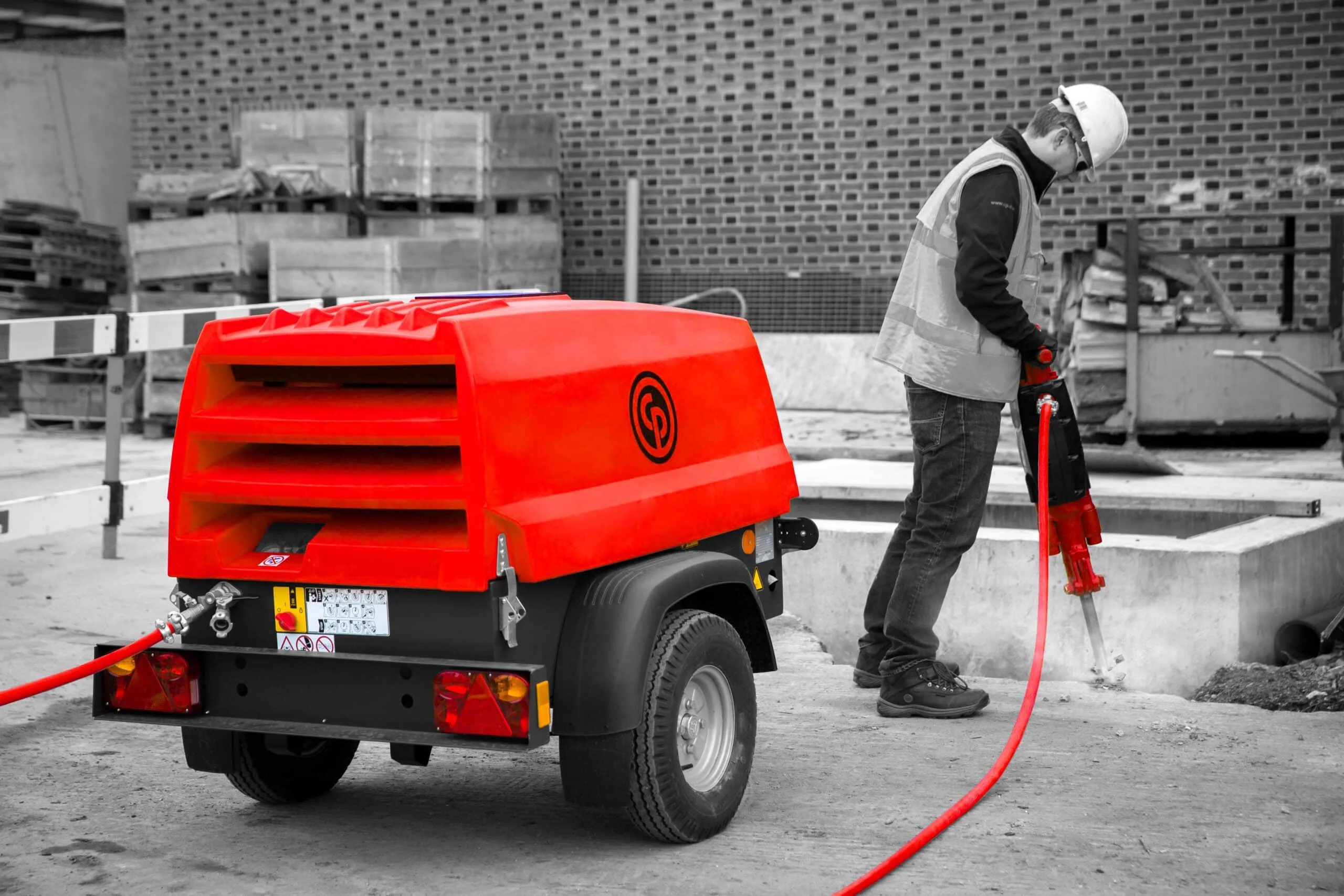 Chicago Pneumatic Red Rock Compressor and Tool Range