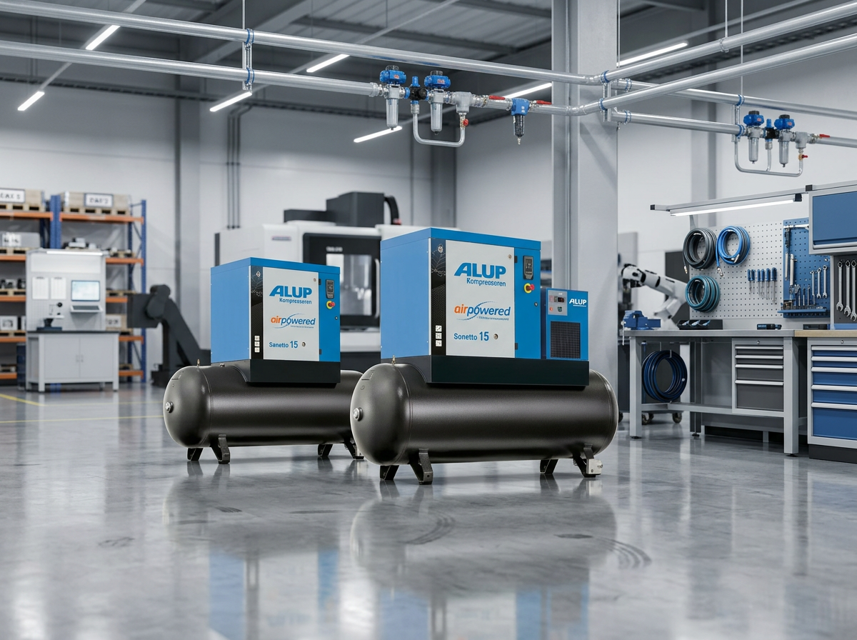 ALUP Sonetto Compressors available from Air Powered